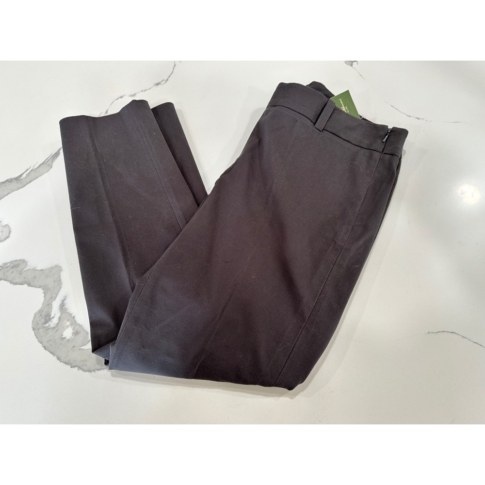 Eddie Bauer Womens Graphite Wy Crop Slim Pants Size 6 Cotton Spandex